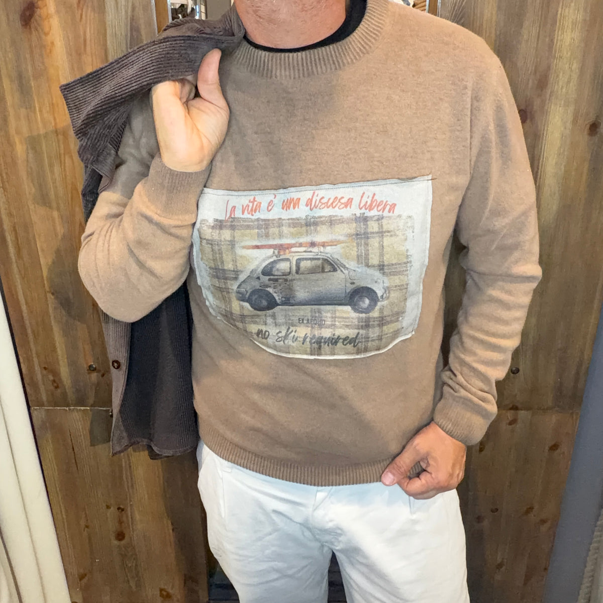 Overshirt velluto Cervinia Moro