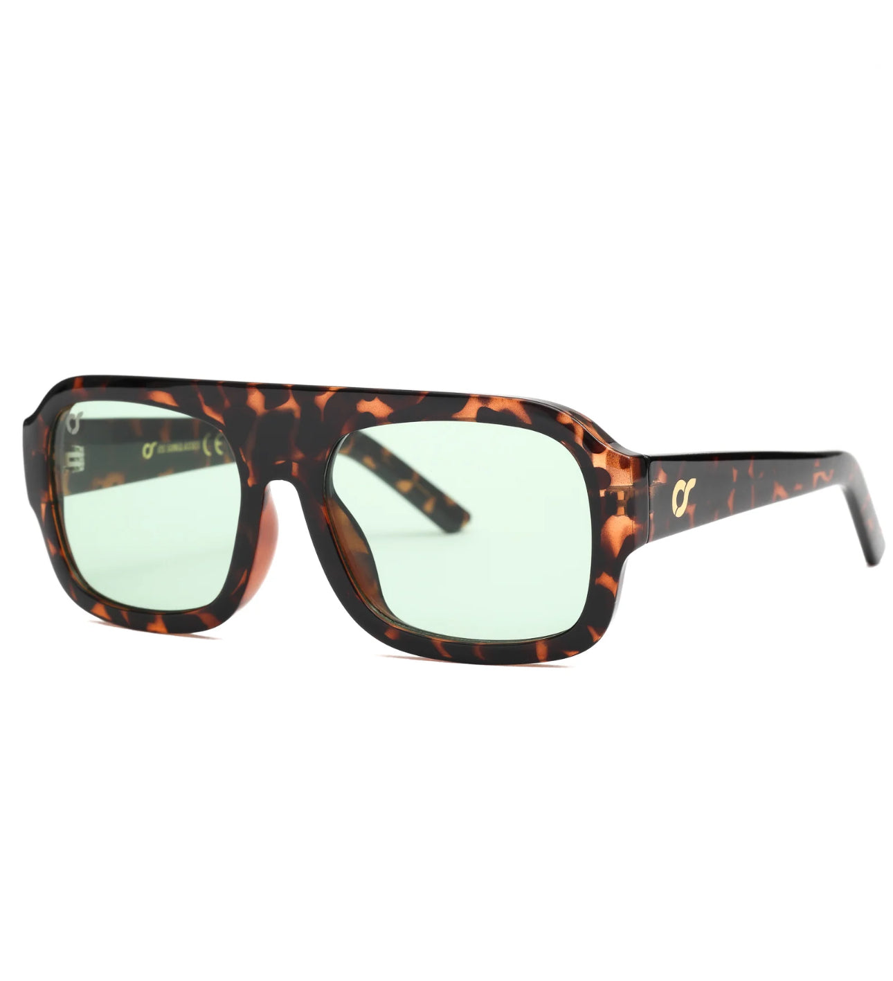 Occhiali Osunglasses Roma tartarugato verde