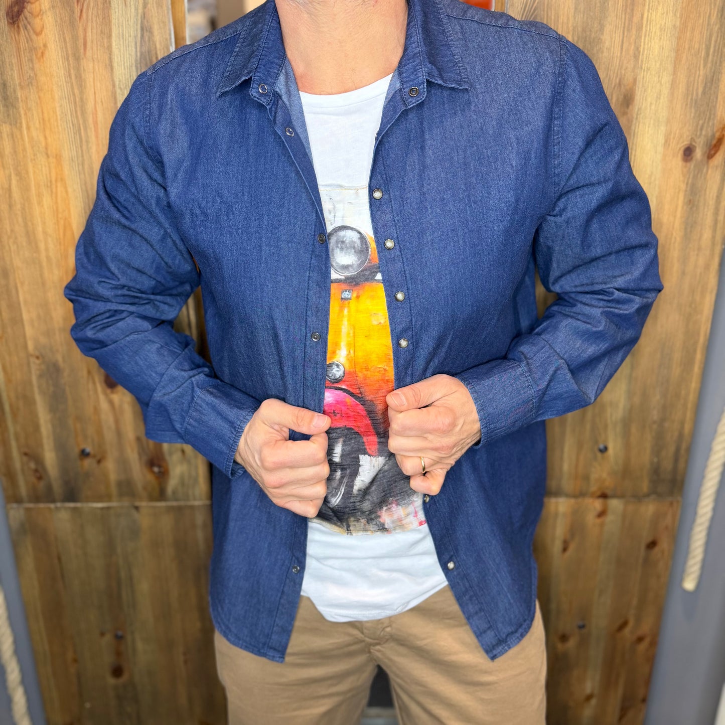 Camicia Valencia denim