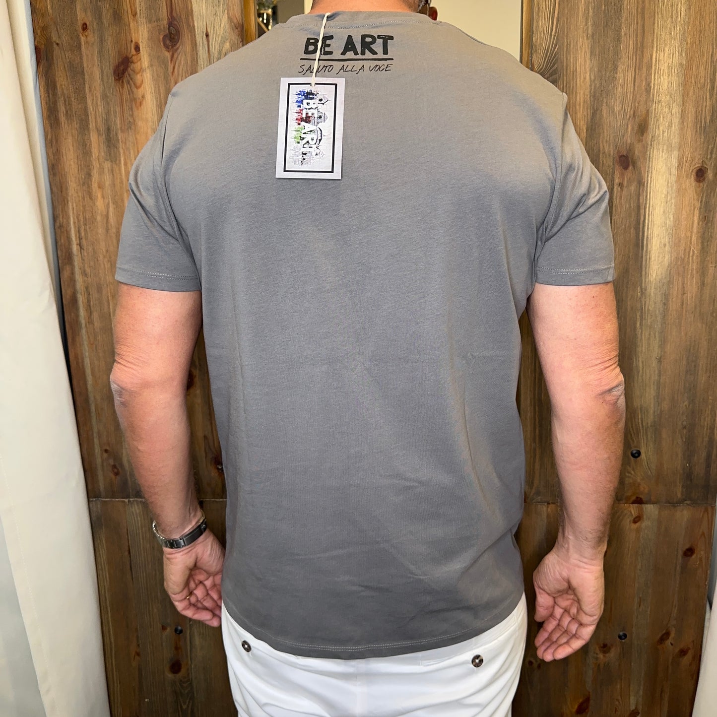 T-shirt BEART saluto alla voce cotone organico
