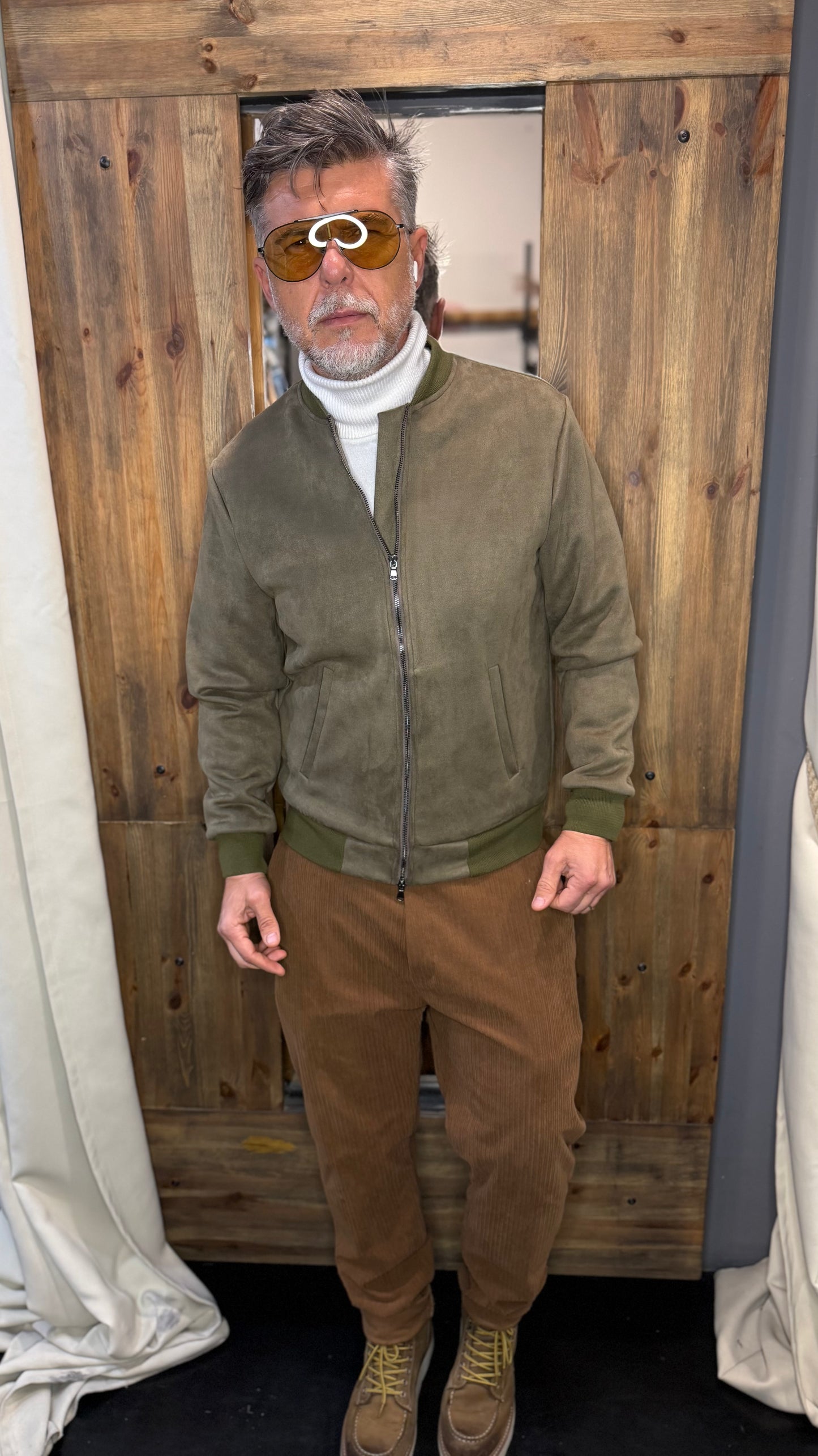 Bomber En avance effetto camoscio