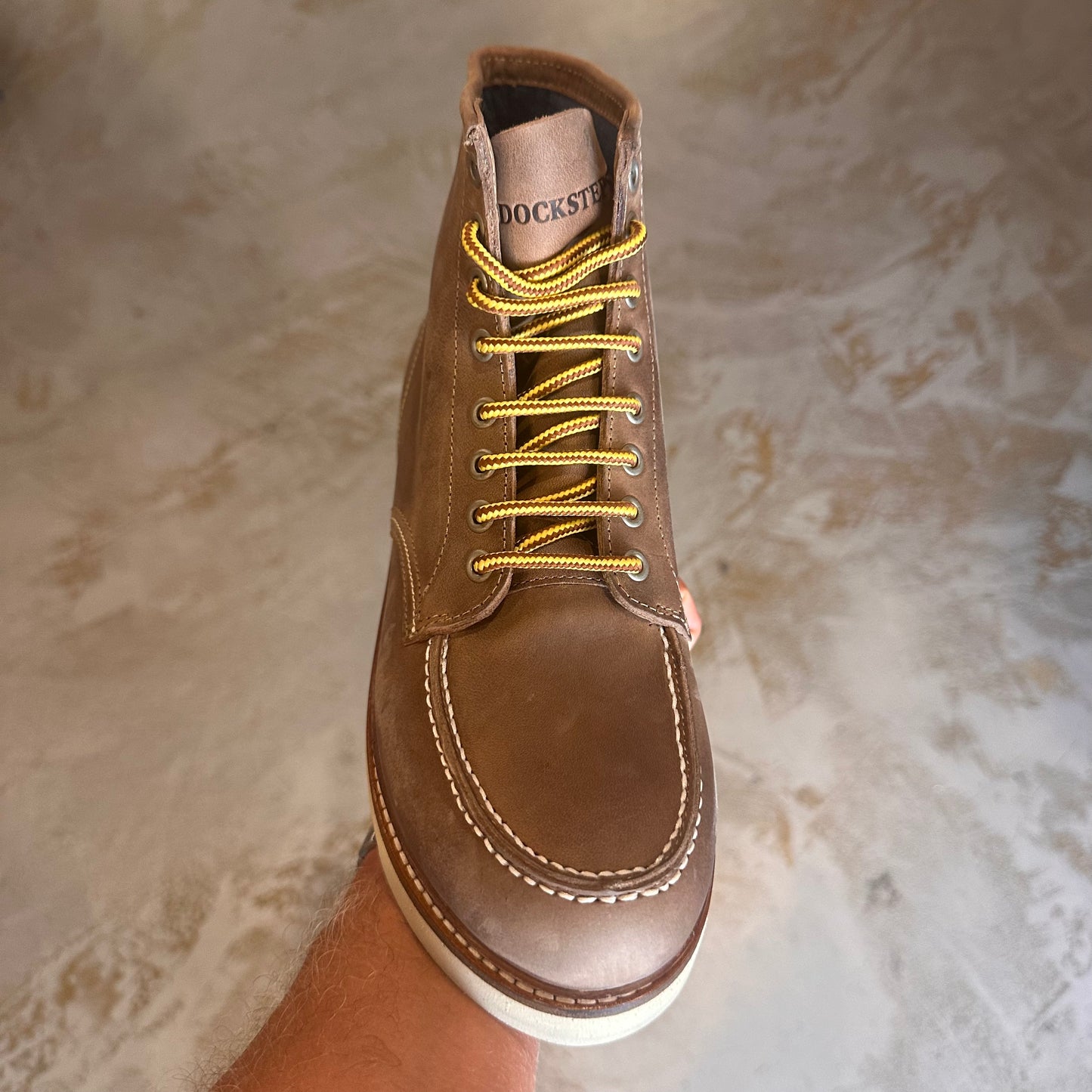 Scarponcino pelle docksteps fango