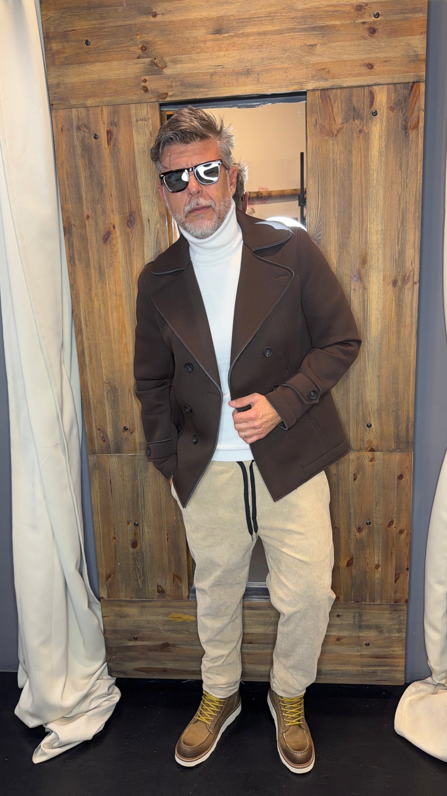 Pantalaccio velluto beige