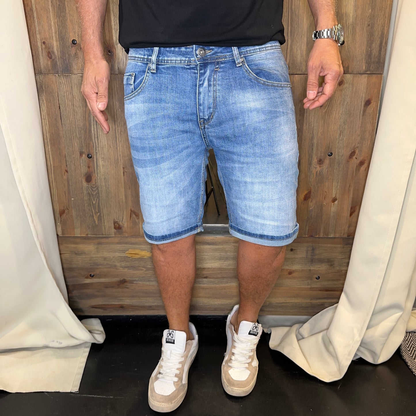 Bermuda En avance denim