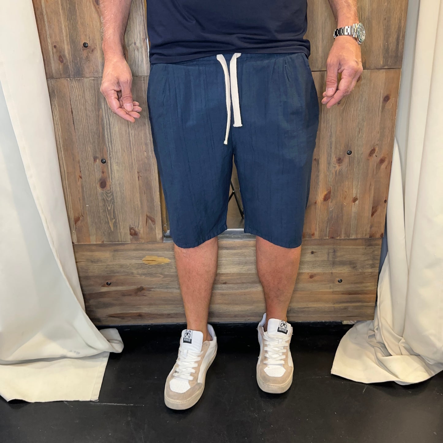 Pantalaccio bermuda cotone blu