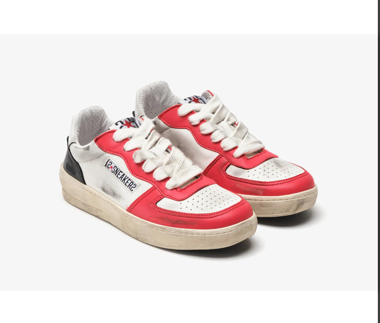 Sneaker padel 2 star inserti rossi