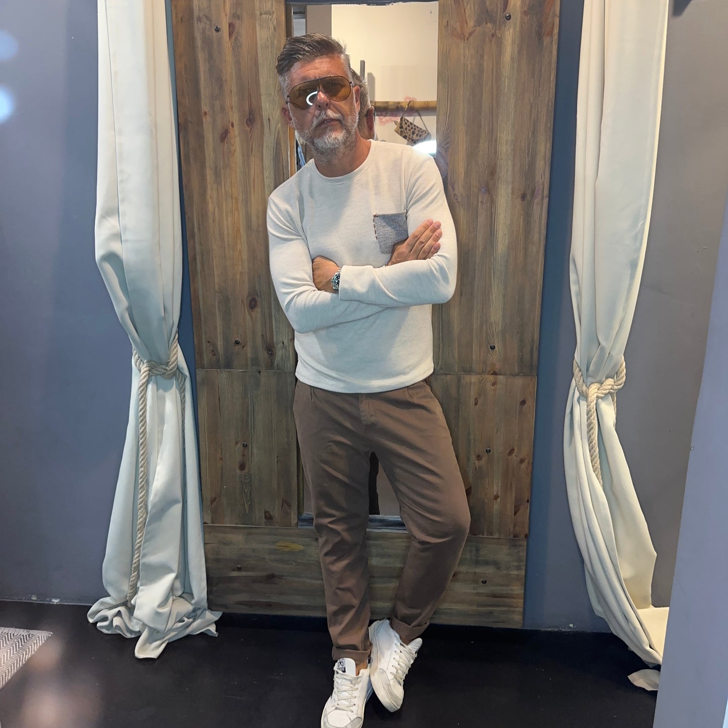 Chinos Toledo tabacco