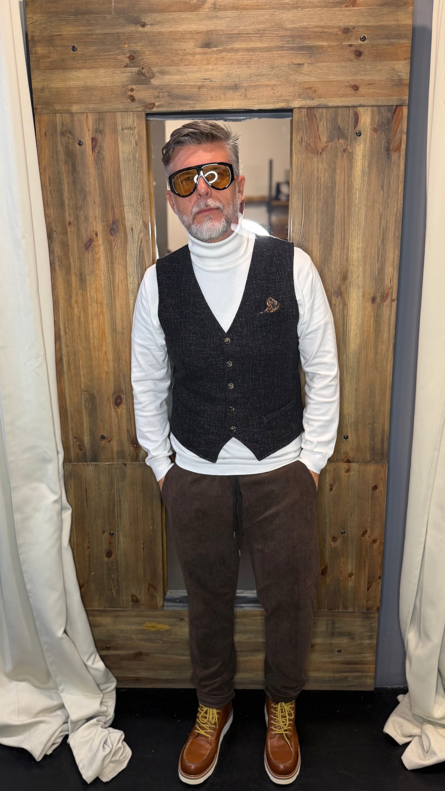 Pantalaccio velluto Londra marrone