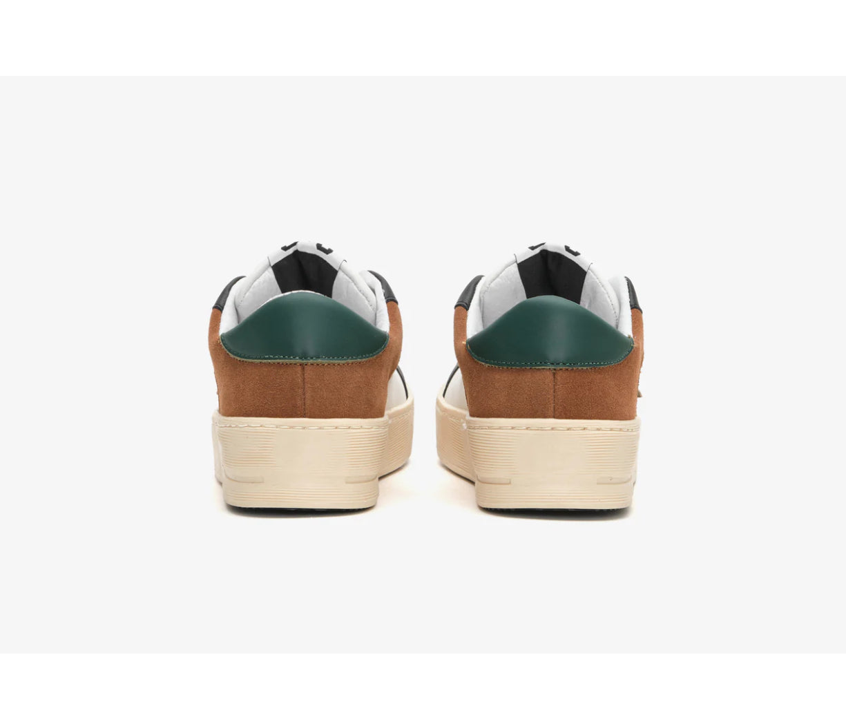 Sneaker 2 star enjoy con dettagli ruggine nero e verde