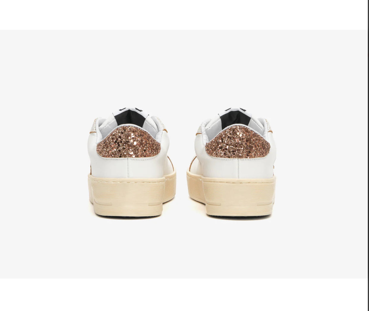 Sneaker 2 star Enjoy con dettagli dorati