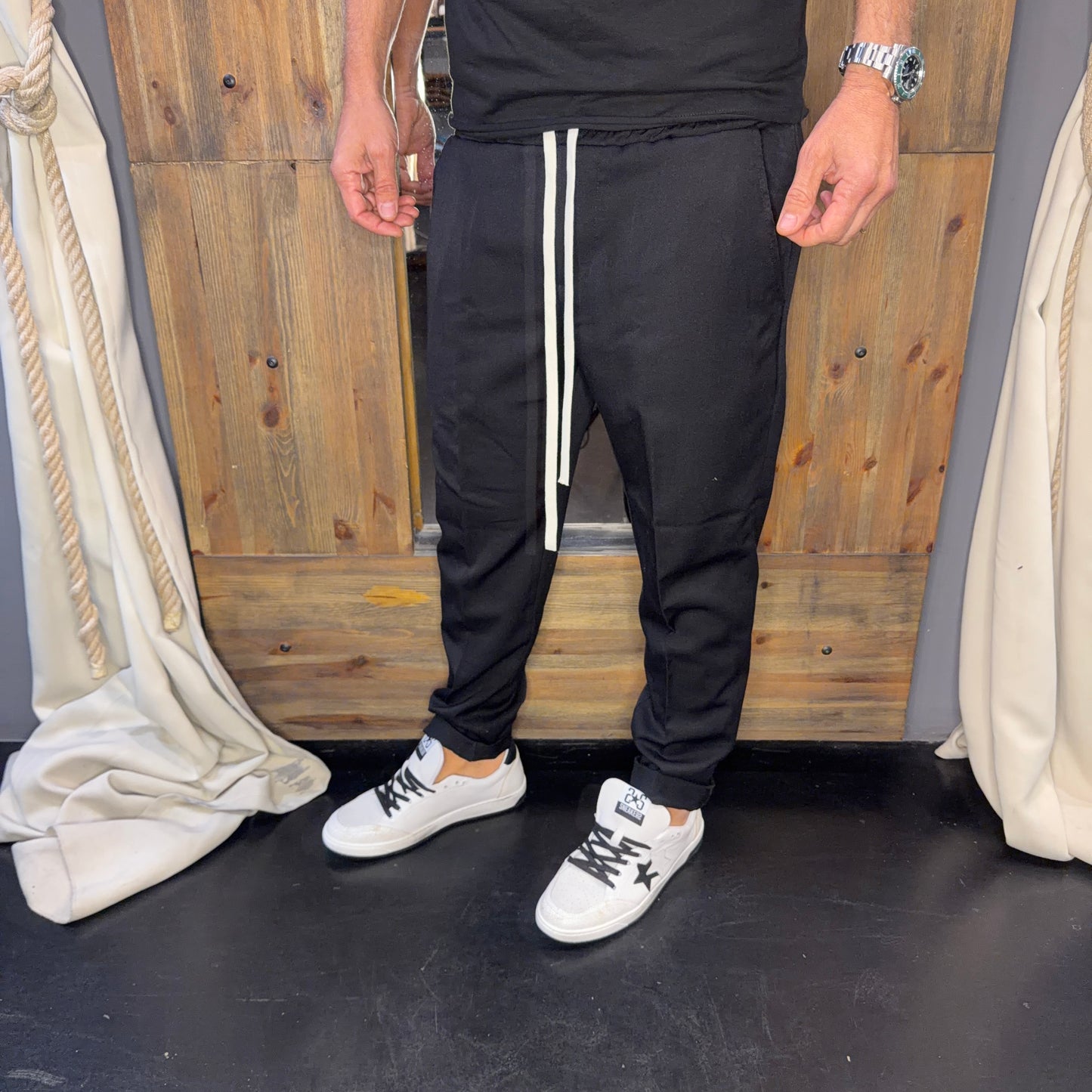 Panta japan slim nero