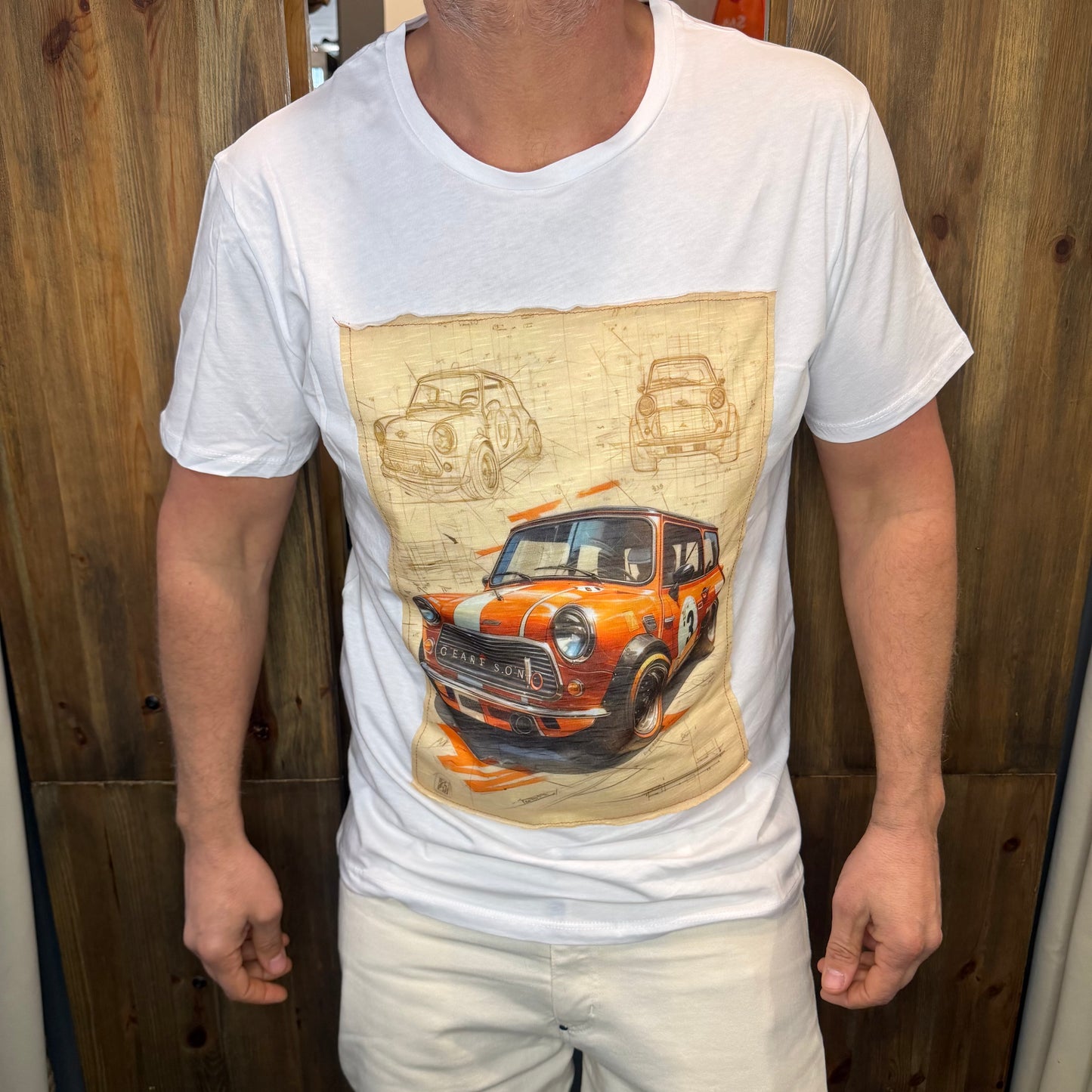 T-shirt mini bianca