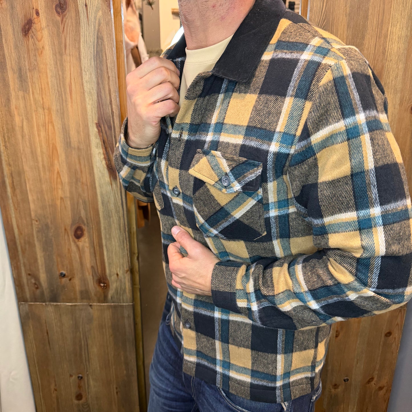 Overshirt check block eleven Montreal