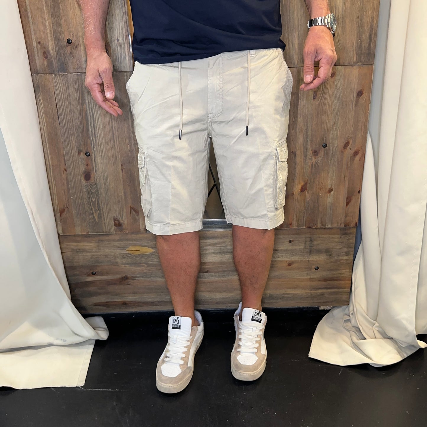 Bermuda cargo en avance laccio beige