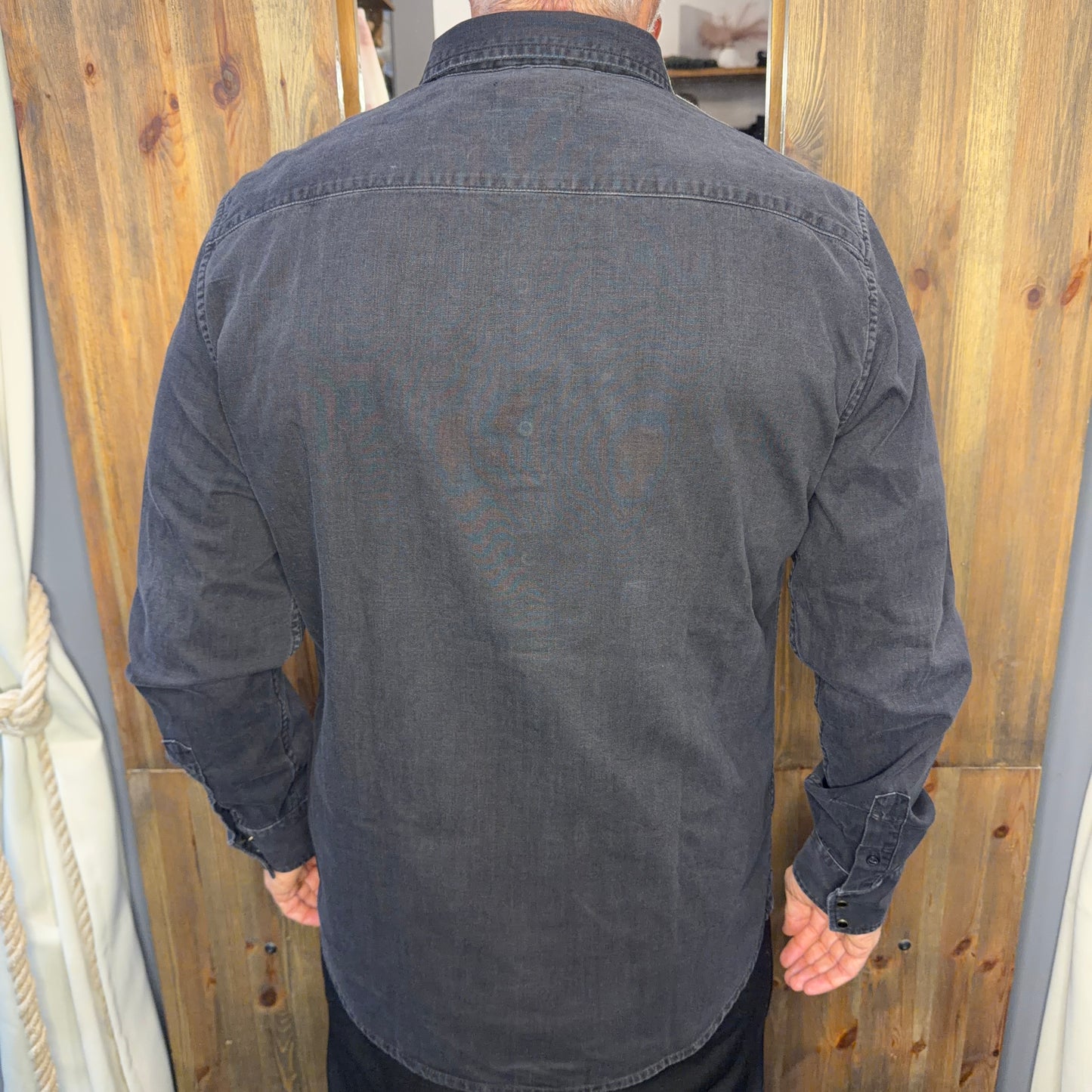 Camicia replay denim black