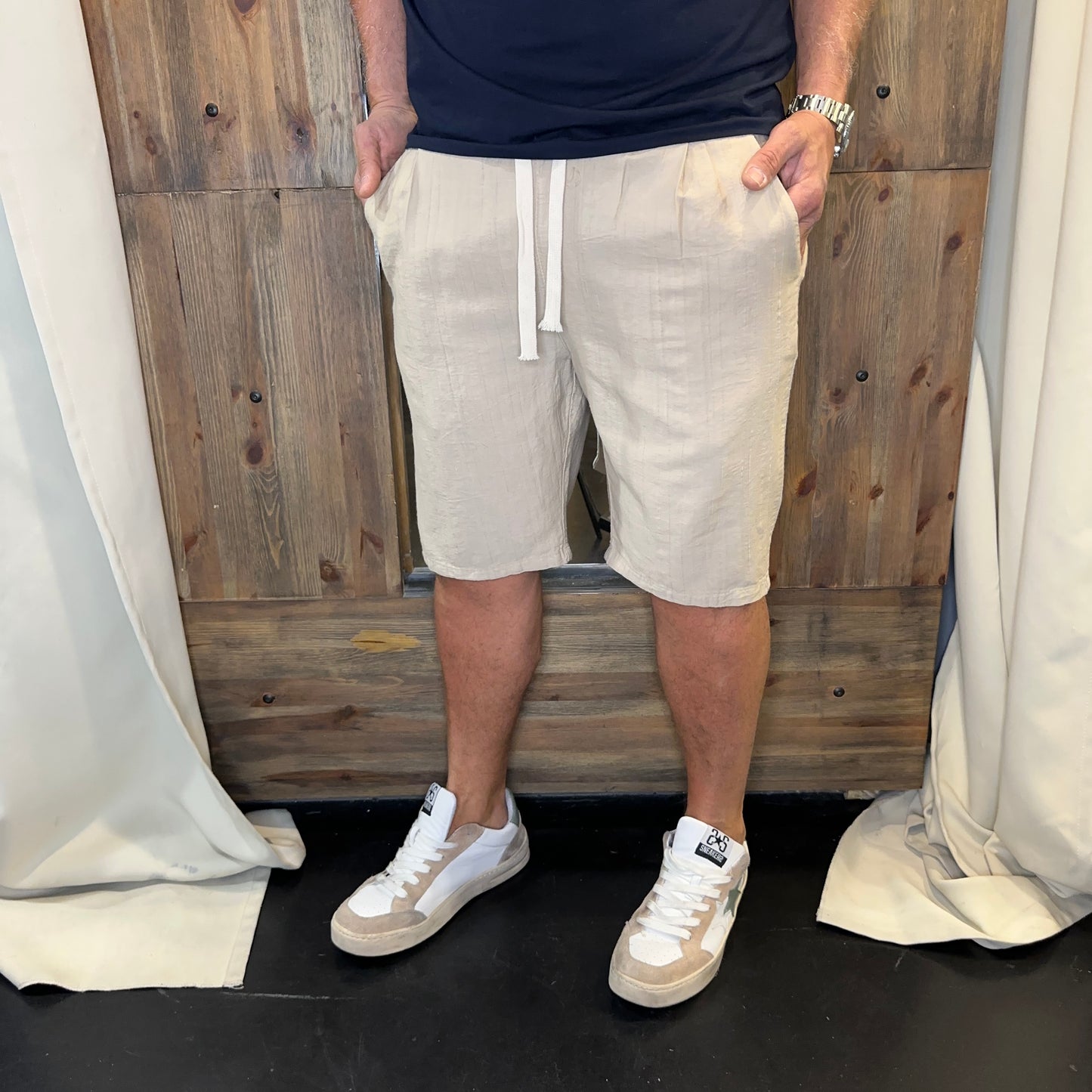 Pantalaccio bermuda cotone beige