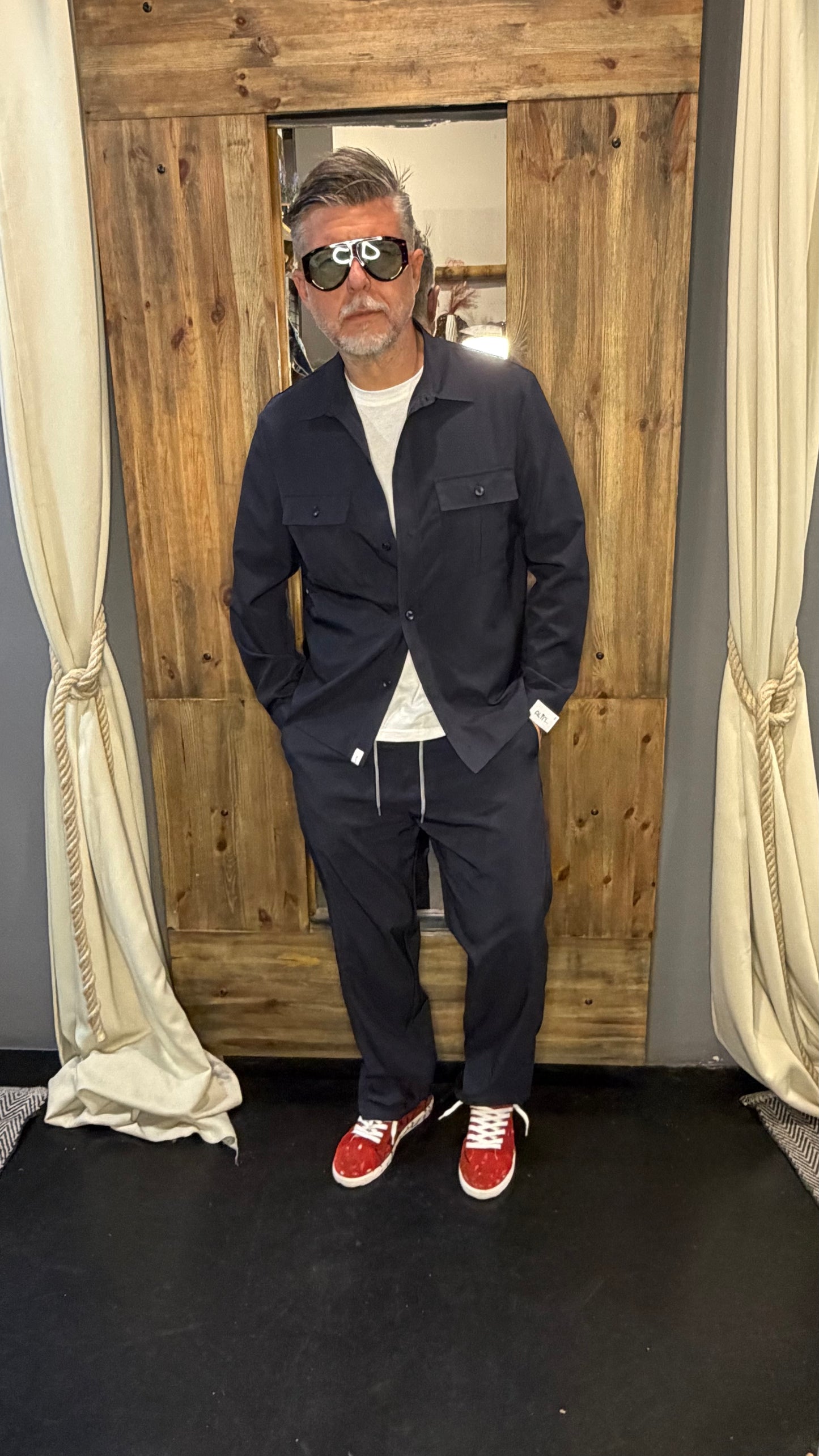 Pantalaccio alta tensione blu