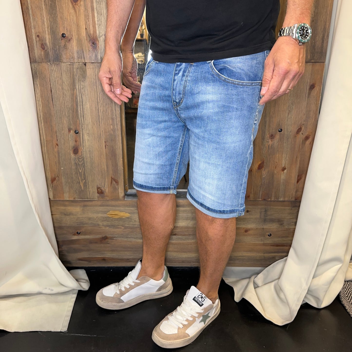 Bermuda En avance denim