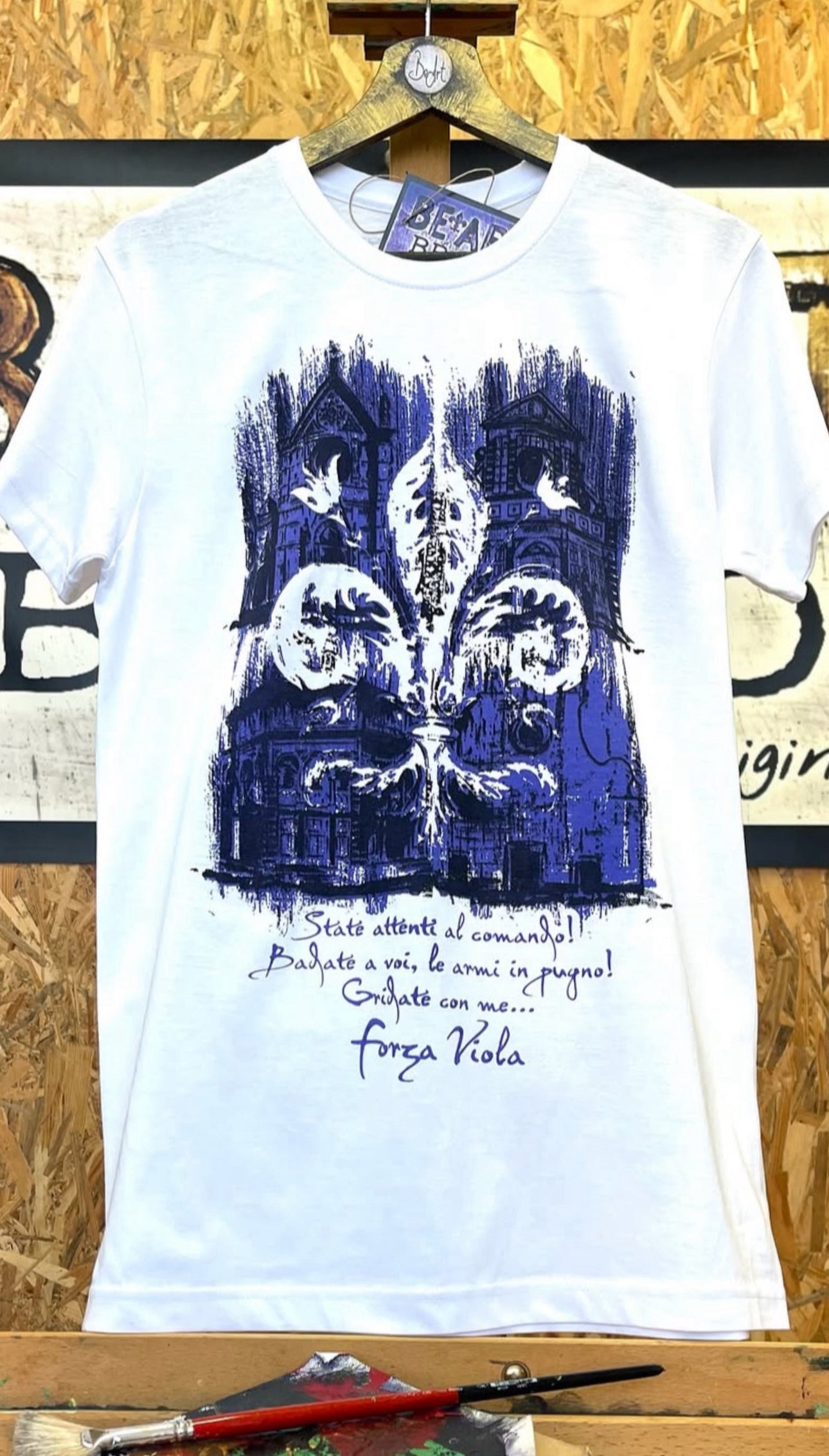 T-shirt BEART viola ultras
