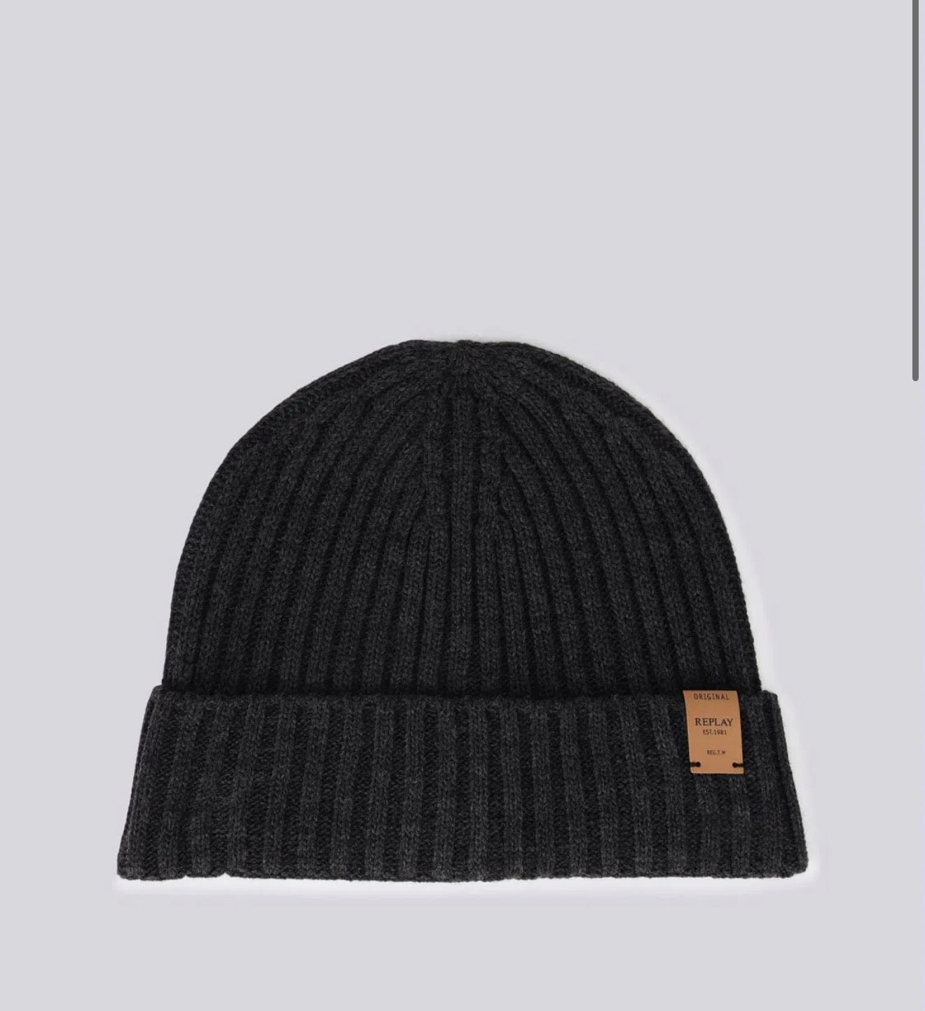 Cappello replay a coste grigio