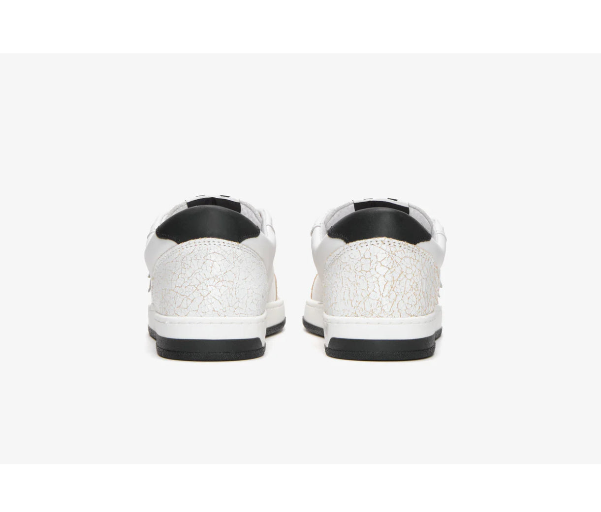 Sneaker 2 star week in pelle con inserto nera