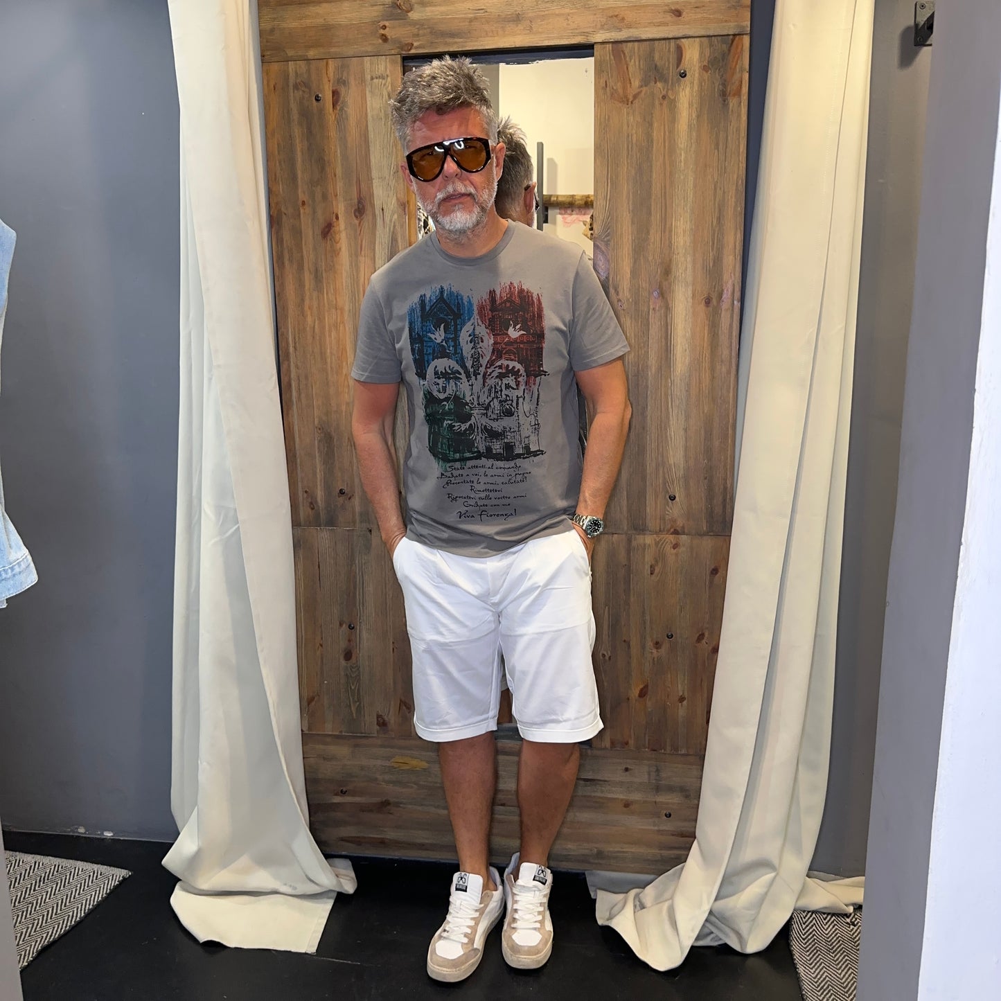 T-shirt BEART saluto alla voce cotone organico