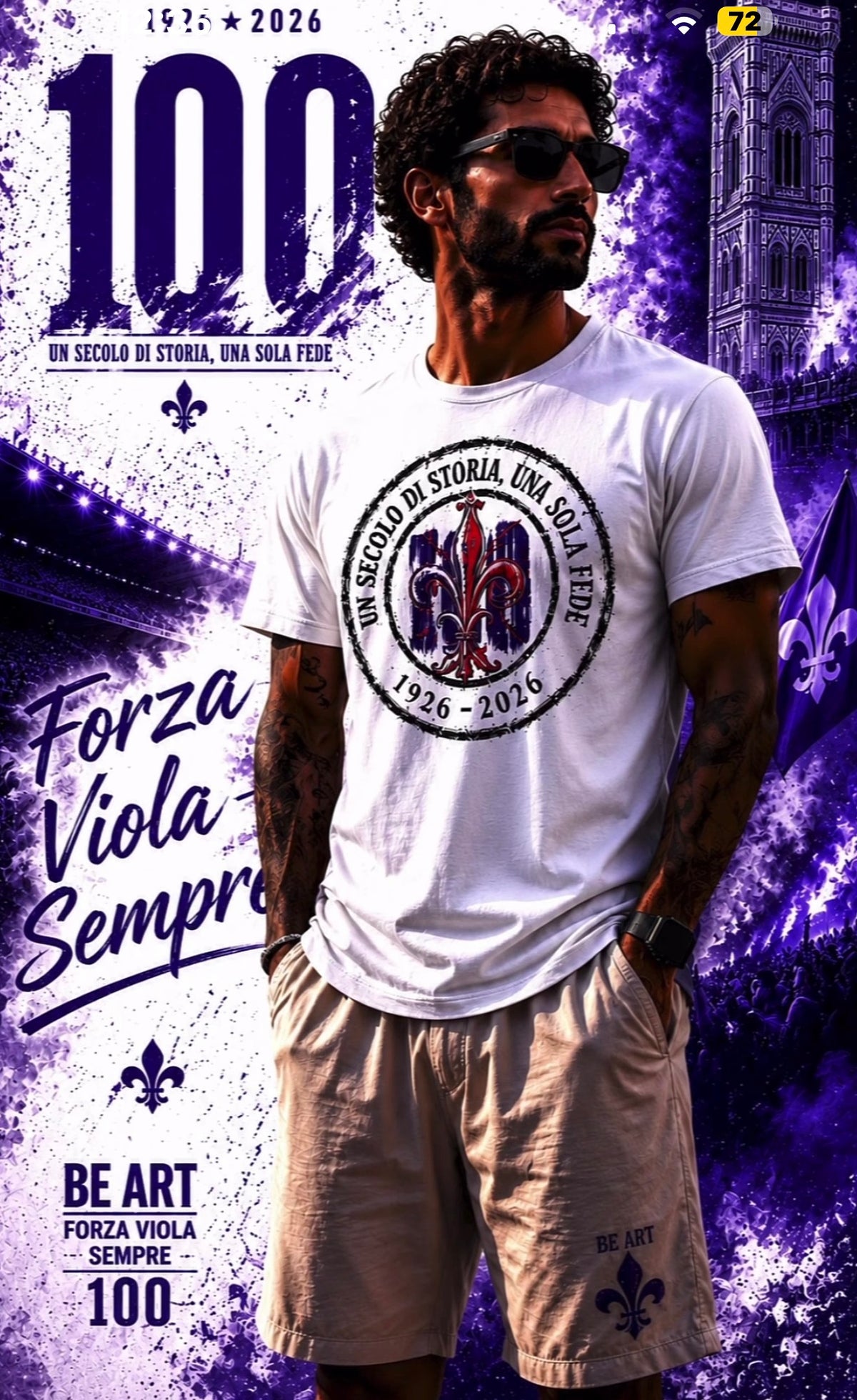 T-shirt e Felpa centenario Viola 💜