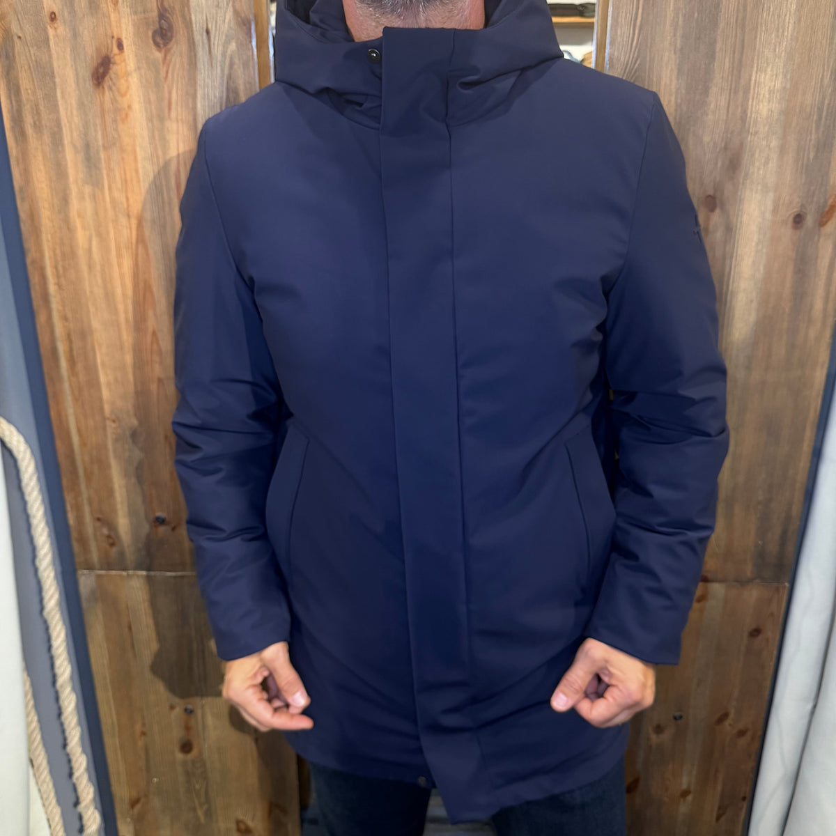 Giubbotto More Alexander parka blu