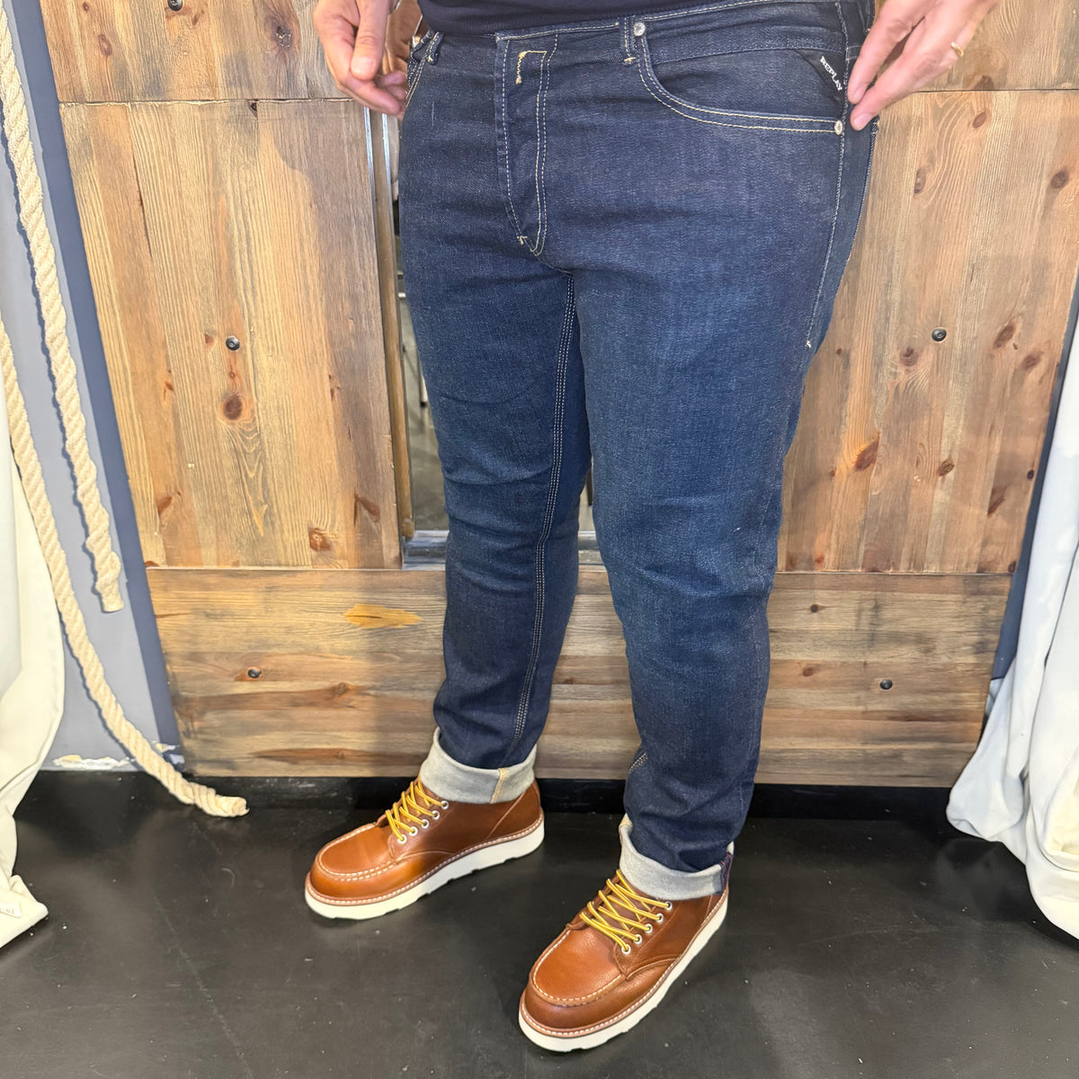 Jeans replay Willbi regular slim fit blue denim
