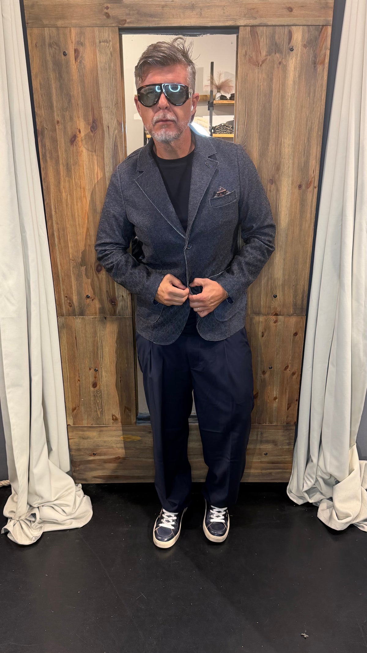Pantalone baloon Galerie blu