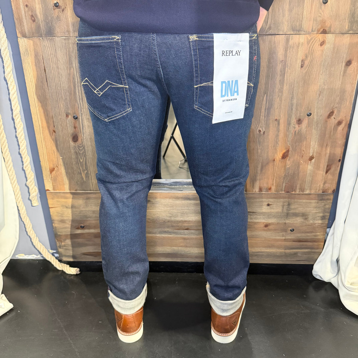 Jeans replay Willbi regular slim fit blue denim
