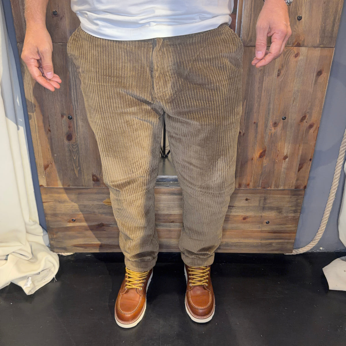 Panta rocciatore Galerie velluto olive