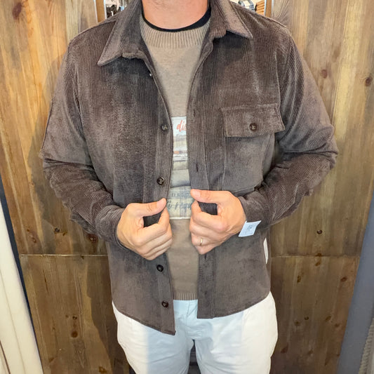 Overshirt velluto Cervinia Moro