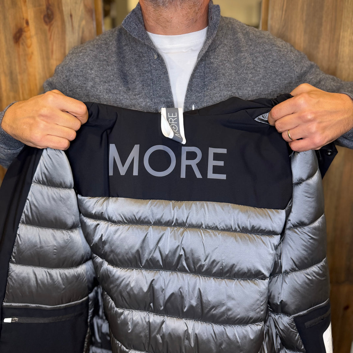 Giubbotto more Alexander parka nero