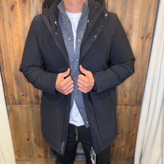 Giubbotto more Alexander parka nero