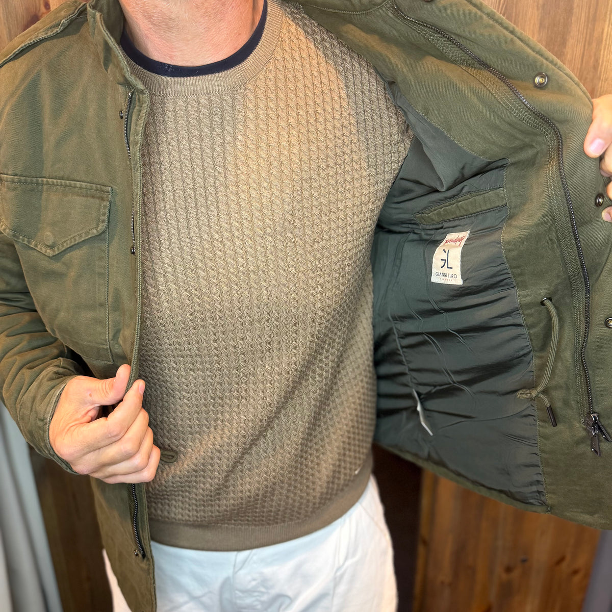 Field Jacket Gianni lupo militare