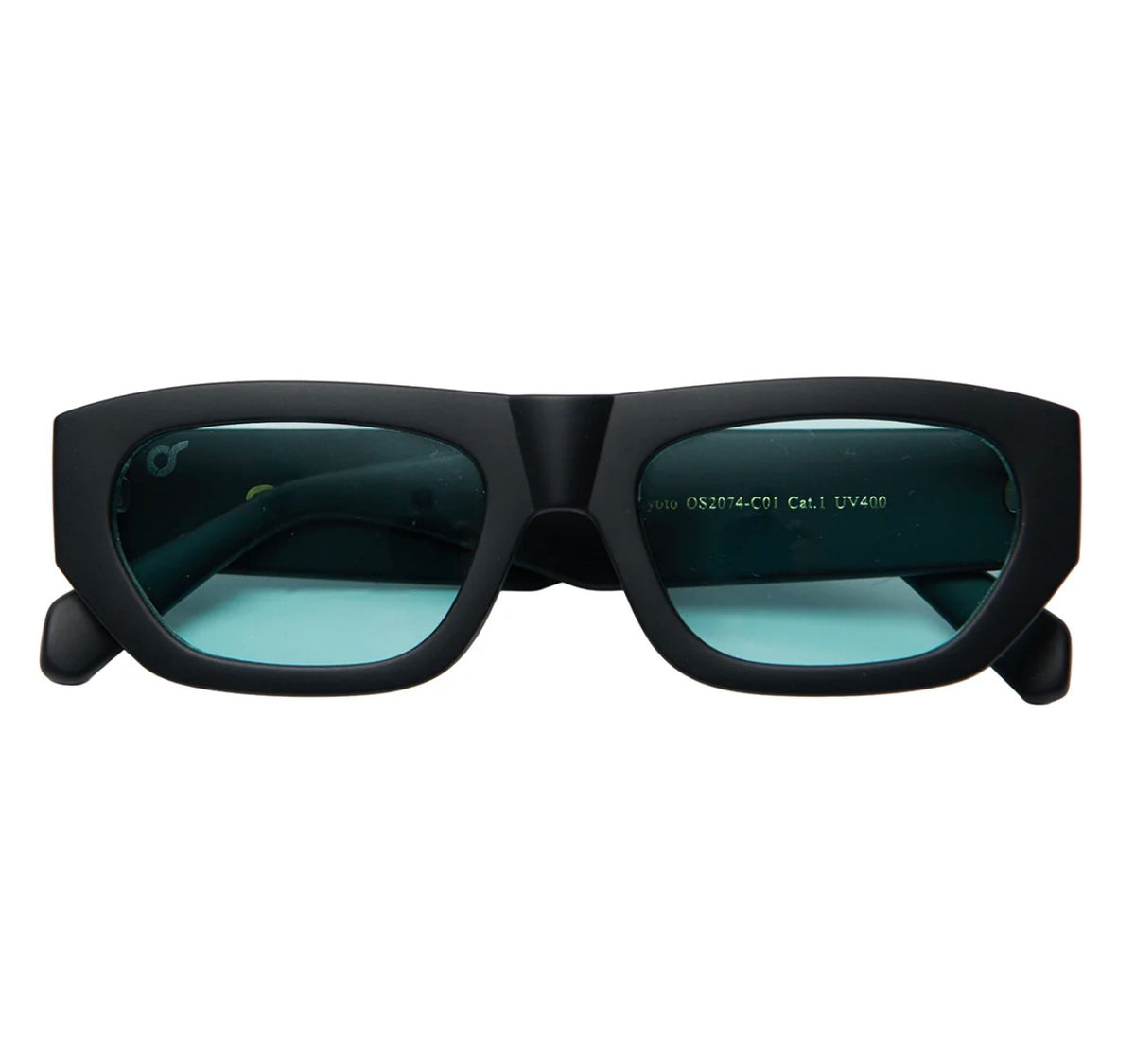 Occhiali Osunglasses Kyoto nero lenti blu