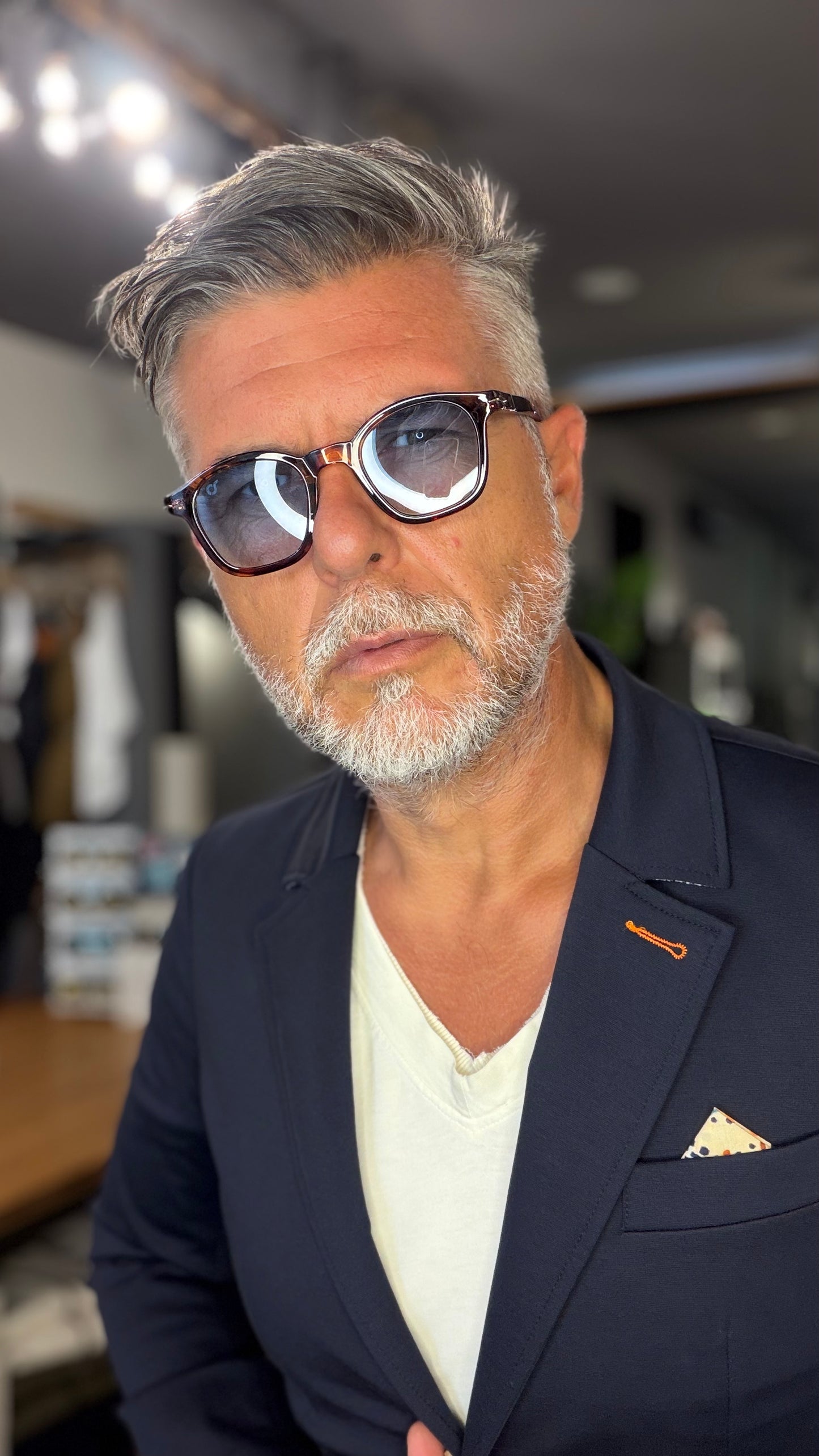 Occhiali Osunglasses Capri havana blu