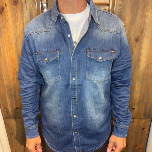 Camicia denim Gianni lupo