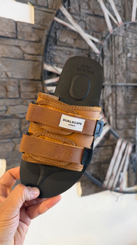 Ciabatte con strech Dualscape marroni
