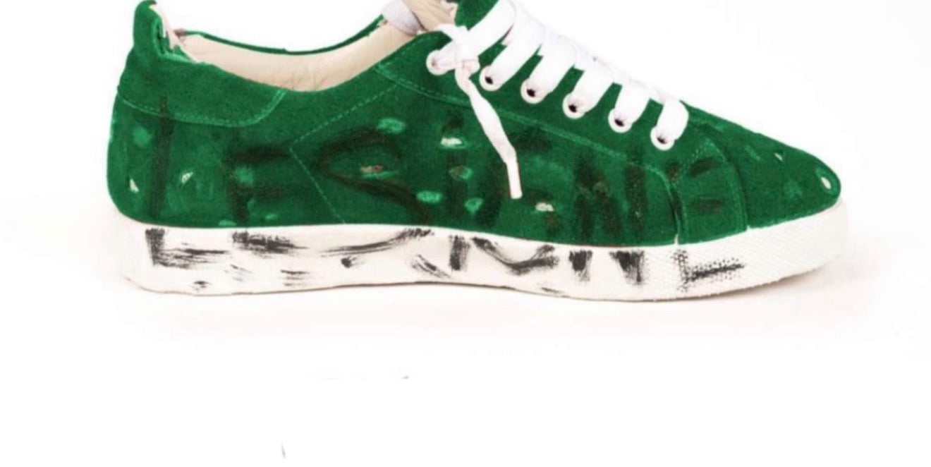 Sneaker le signe ghost hulk verde