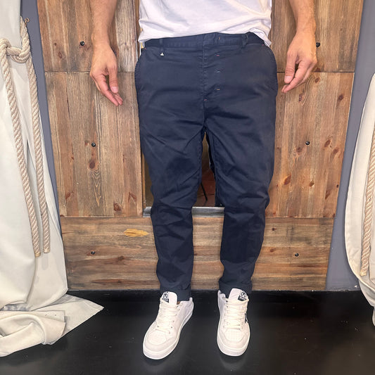 Pantalone Berna chinos blu