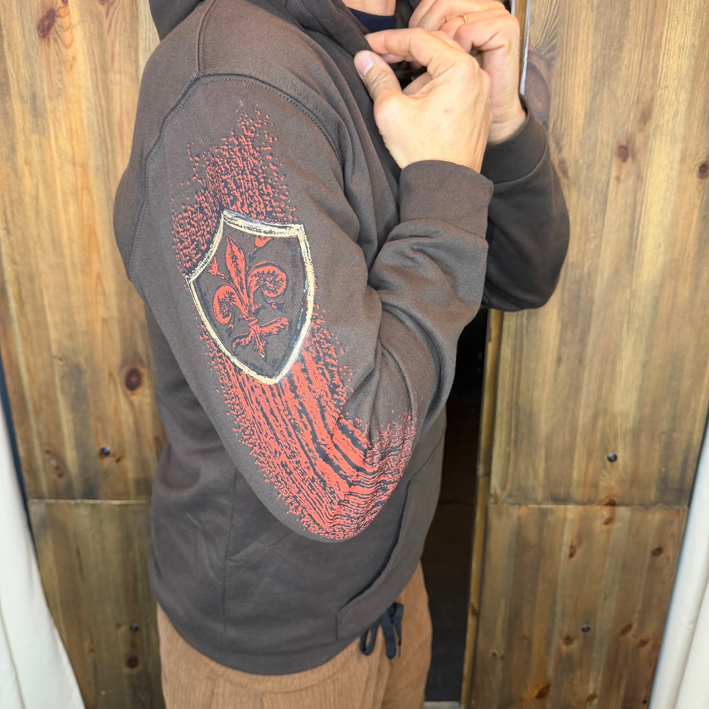 Felpa BEART giglio marrone