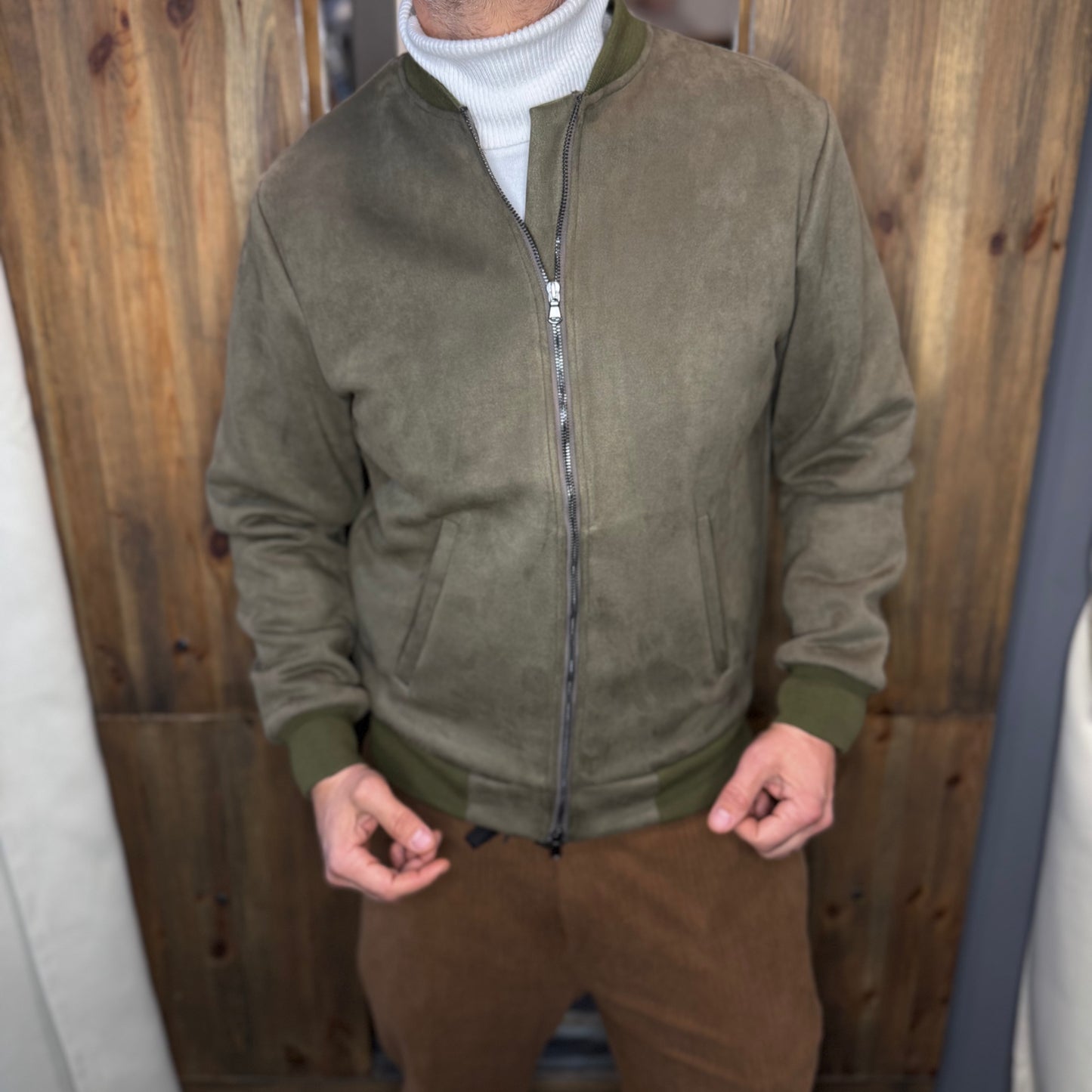 Bomber En avance effetto camoscio