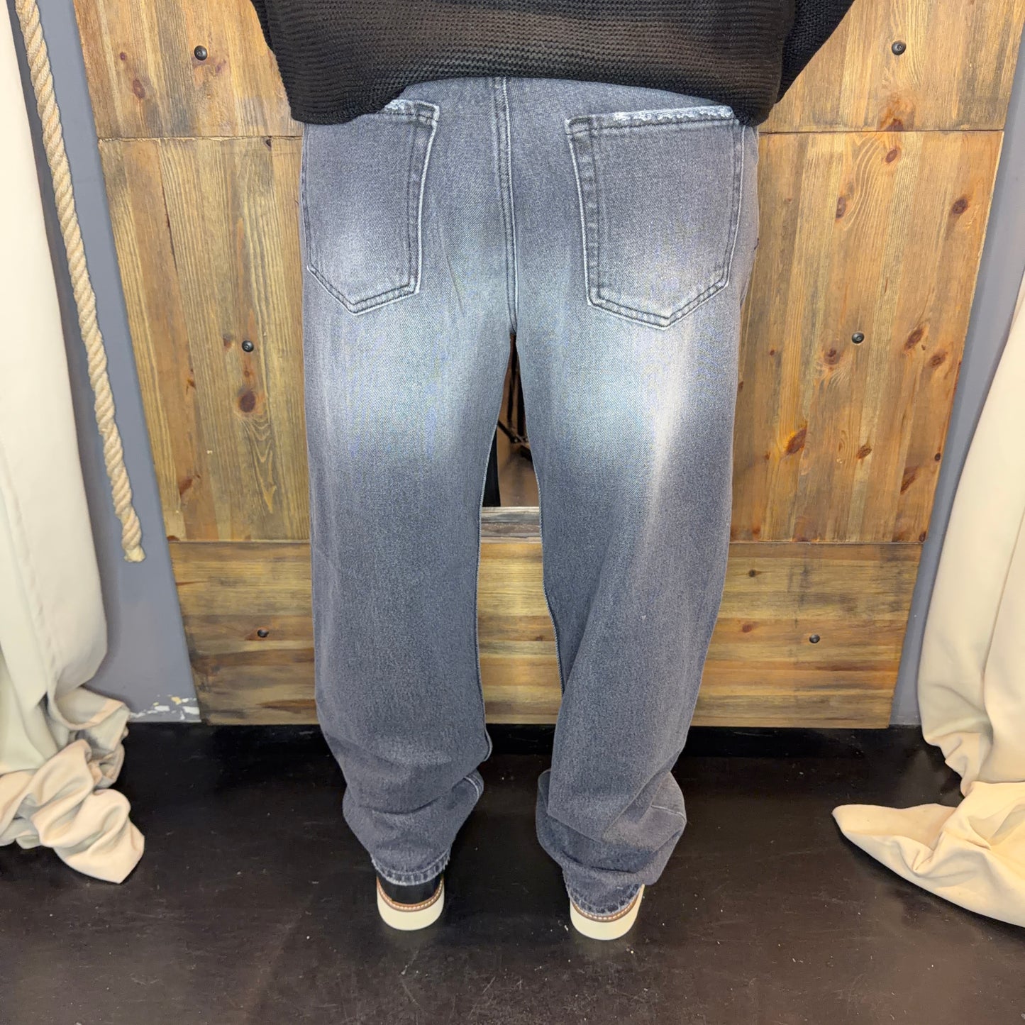 Jeans baloon grigio