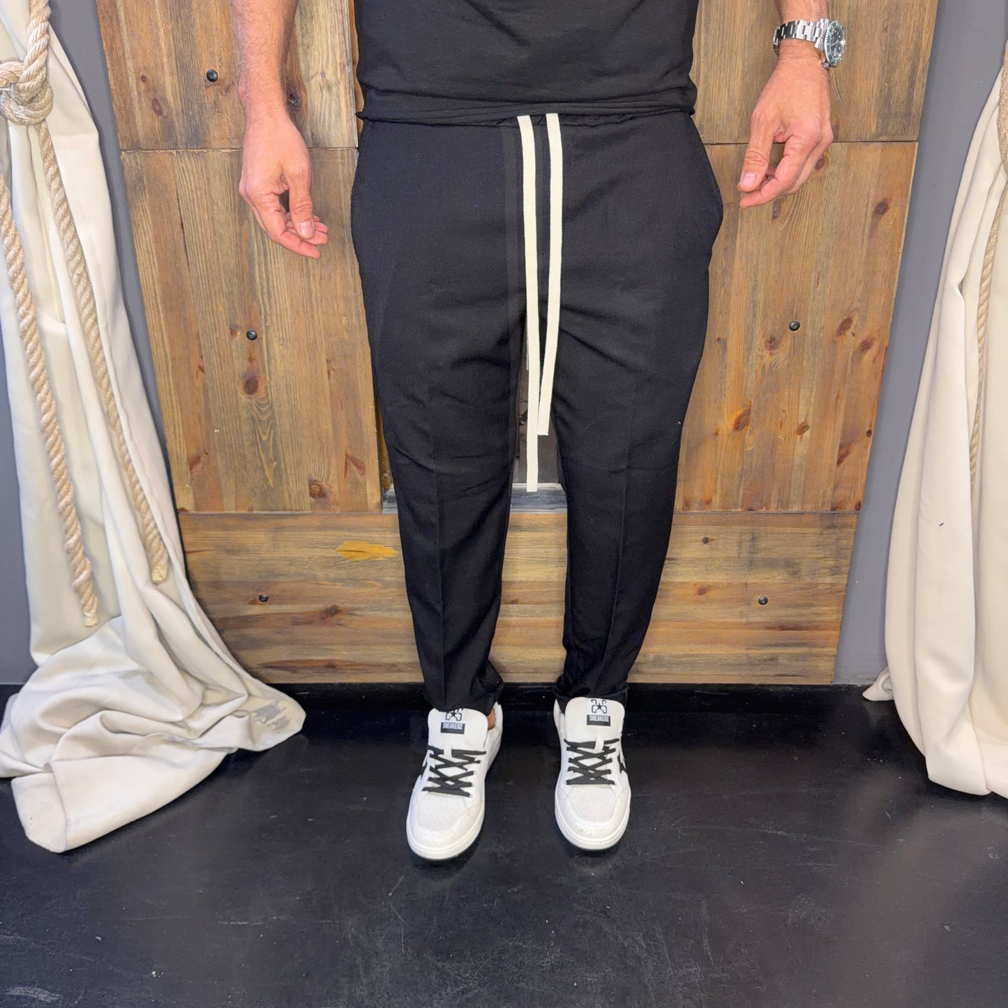 Panta japan slim nero