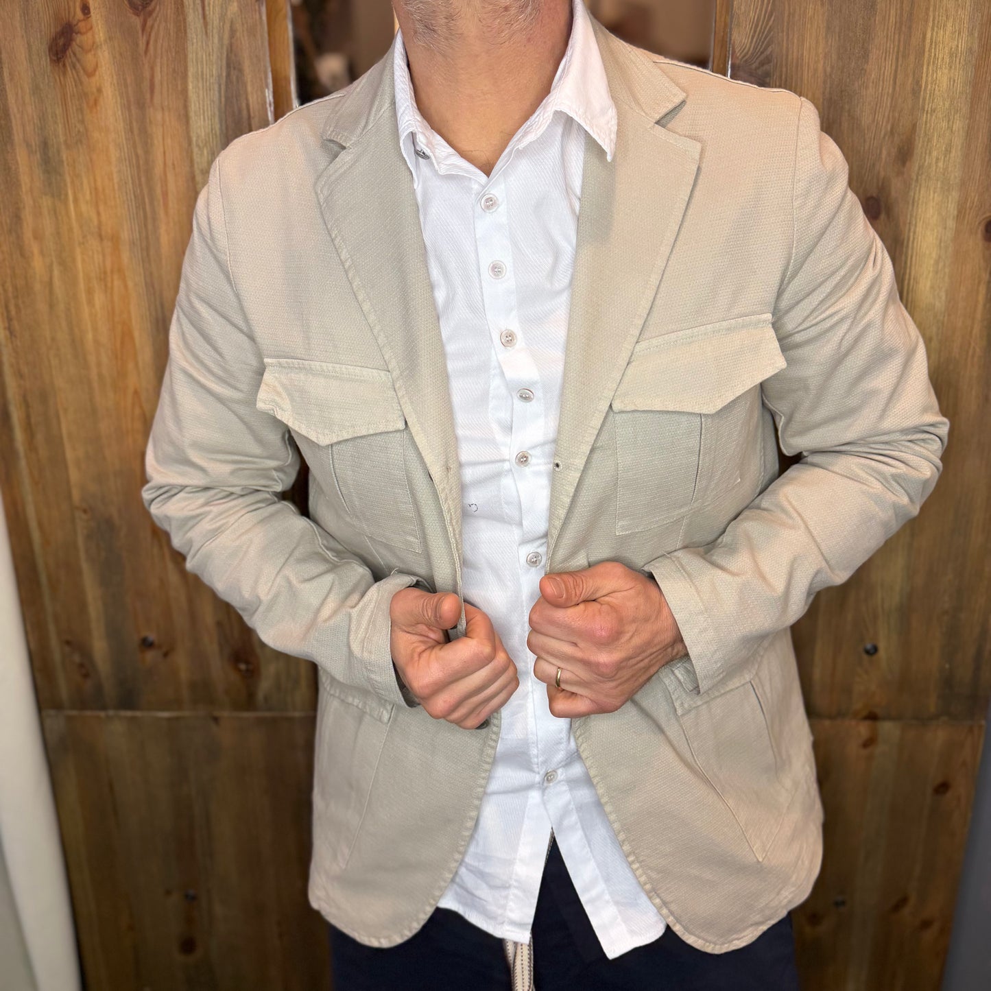 Giacca Douglas militare mastice