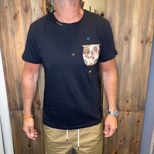 T-shirt taschino nera