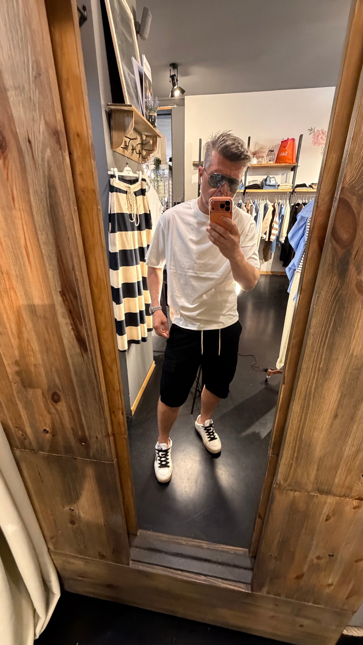 Bermuda Galerie nero con laccio