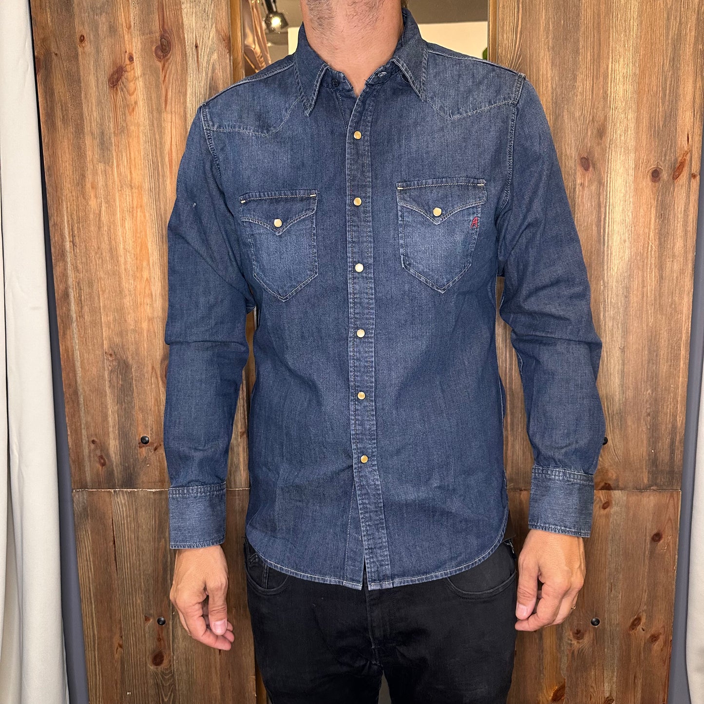 Camicia replay denim used blue